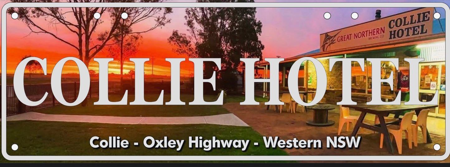 COLLIE HOTEL SOUVENIR PLATES