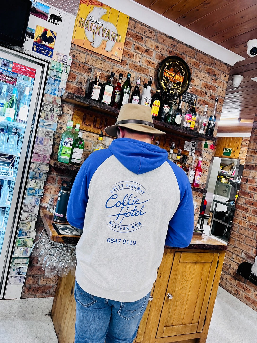 HOODIES BLUE AND LIGHT GREY