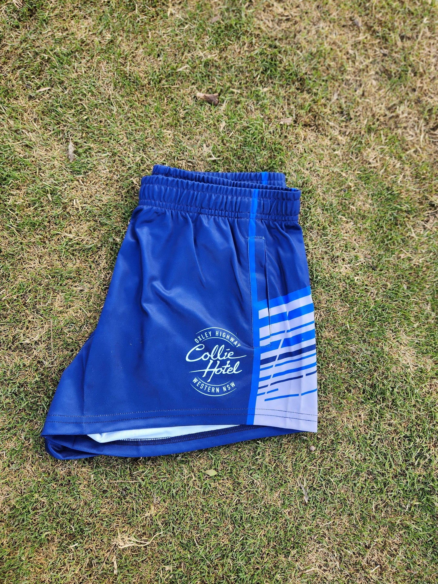 Blue Stripe League Shorts