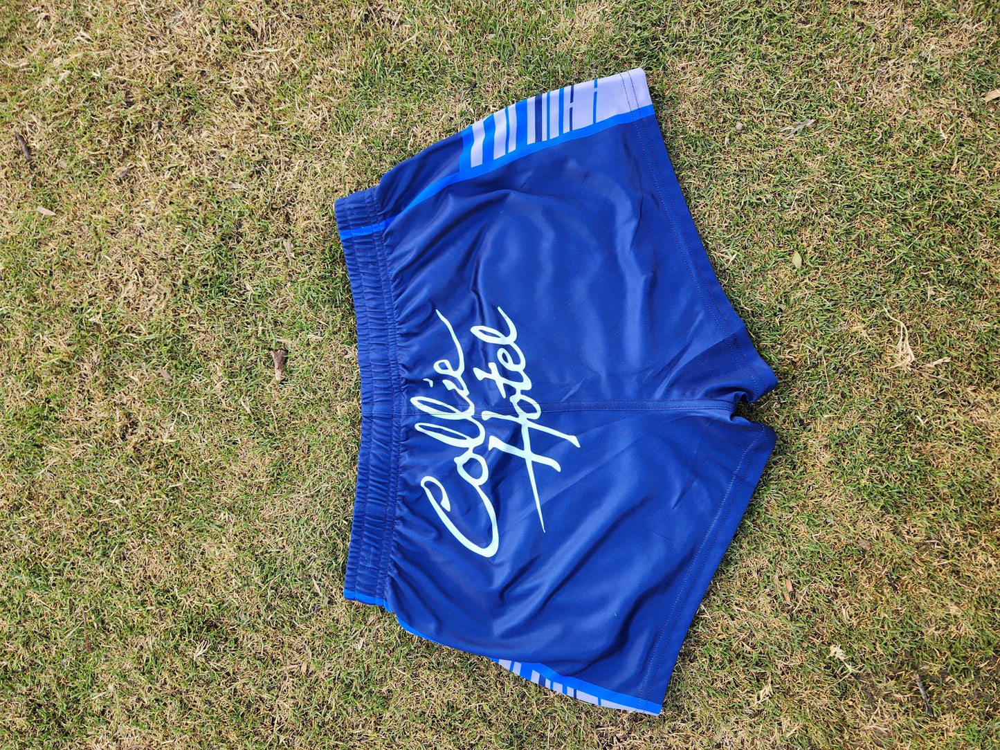 Blue Stripe League Shorts