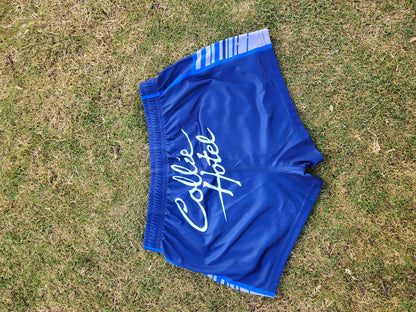 Blue Stripe League Shorts
