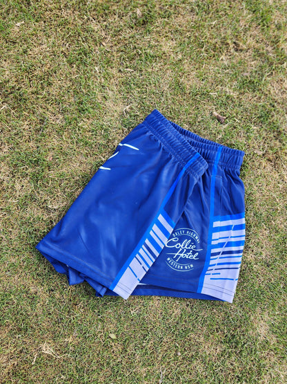 Blue Stripe League Shorts